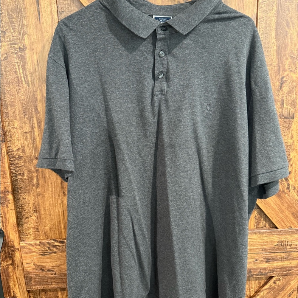 Men's Gray Polo Shirt